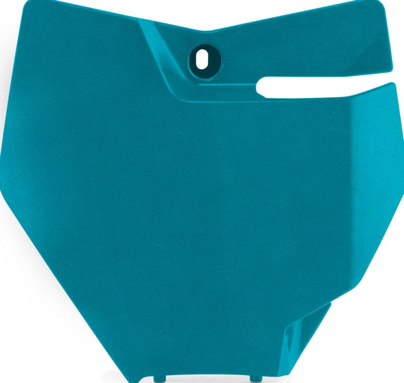 FRONT NUMBER PLATE, FLUO GREEN