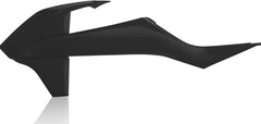 RADIATOR SCOOPS, BLACK