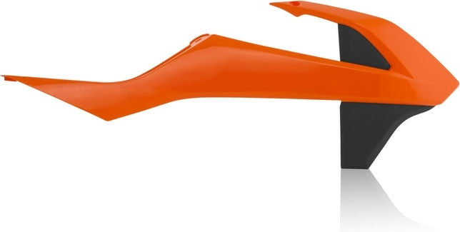 RADIATOR SCOOPS, ORANGE/BLACK