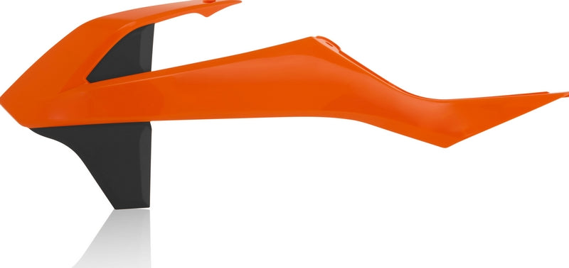 RADIATOR SCOOPS, ORANGE/BLACK