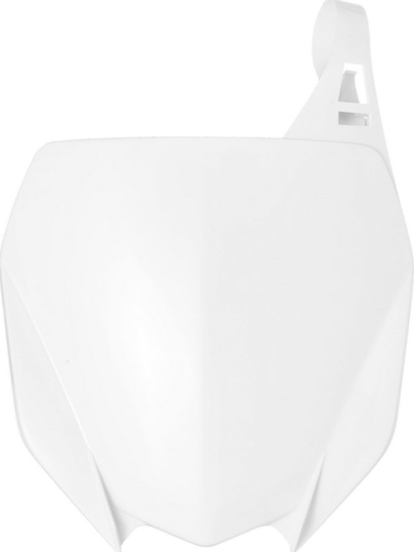 FRONT NUMBER PLATE, WHITE