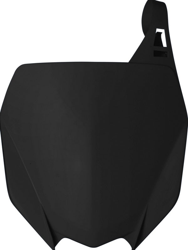 FRONT NUMBER PLATE, BLACK