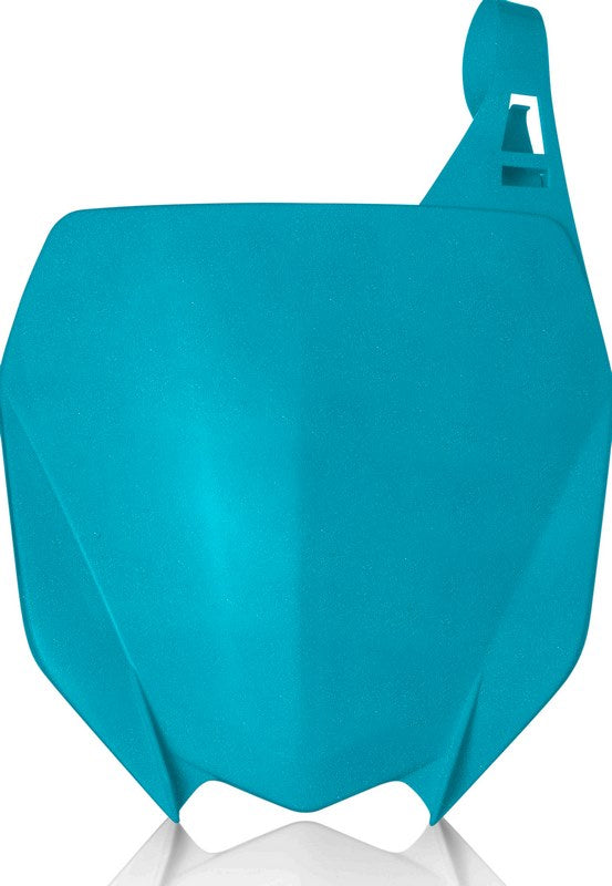 FRONT NUMBER PLATE, FLUO GREEN