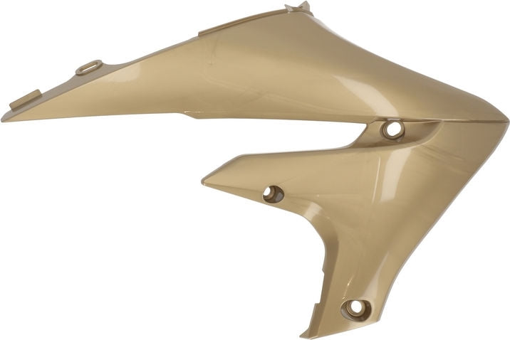 RADIATOR SCOOPS, GOLD/GOLD