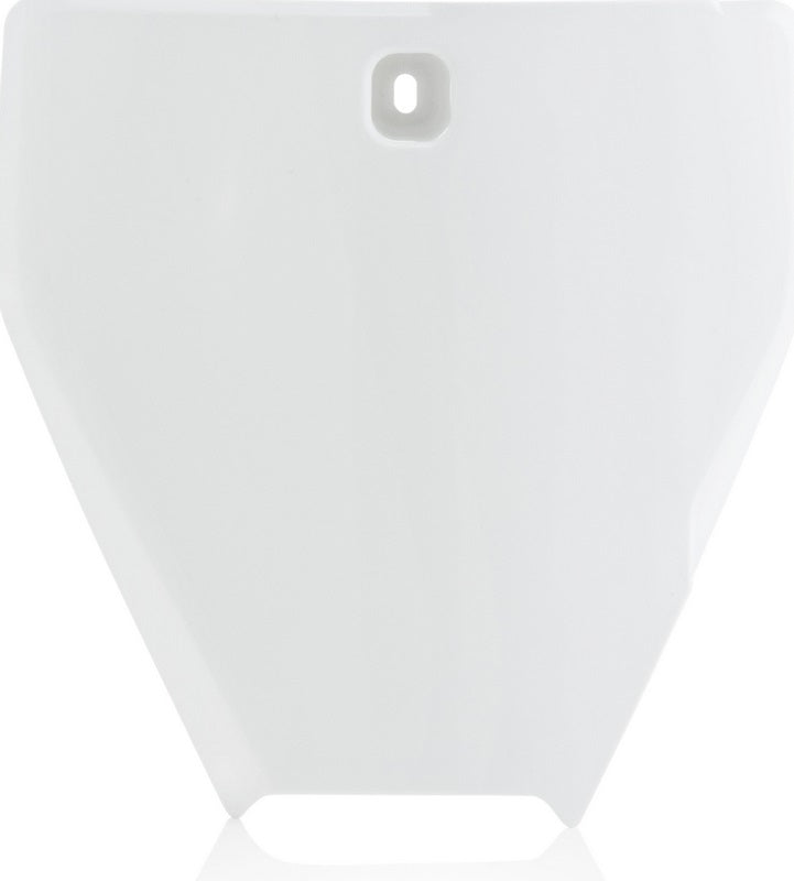 FRONT NUMBER PLATE, WHITE