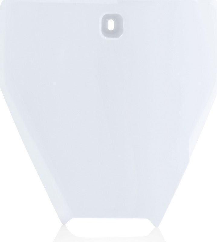 FRONT NUMBER PLATE, WHITE 2
