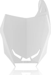 FRONT NUMBER PLATE, WHITE