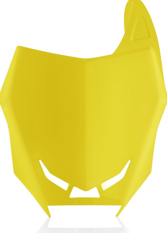 FRONT NUMBER PLATE, YELLOW