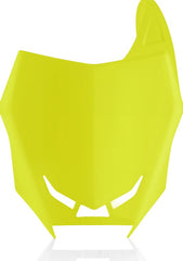 FRONT NUMBER PLATE, YELLOW 2
