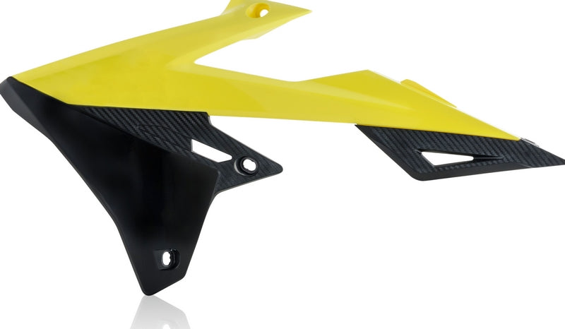 RADIATOR SCOOPS, YELLOW/BLACK