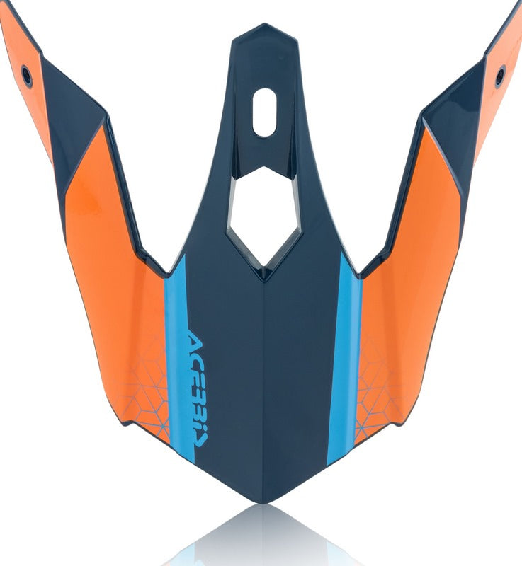 STEEL JUNIOR / ECLIPSE VISOR, ORANGE/BLUE