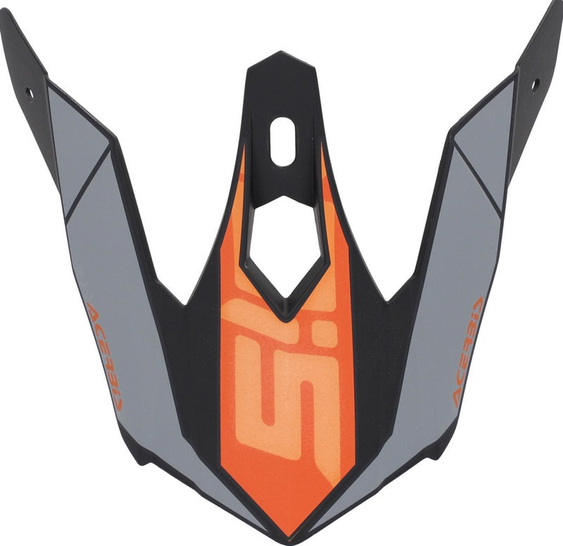 STEEL JUNIOR / ECLIPSE VISOR, BLACK/ORANGE