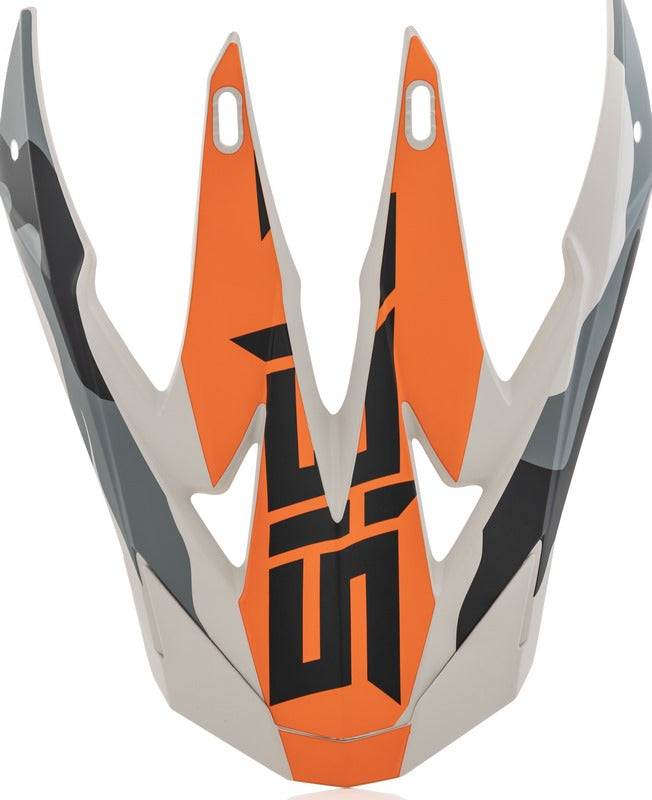 X-RACER VTR VISORS, ORANGE/BLACK