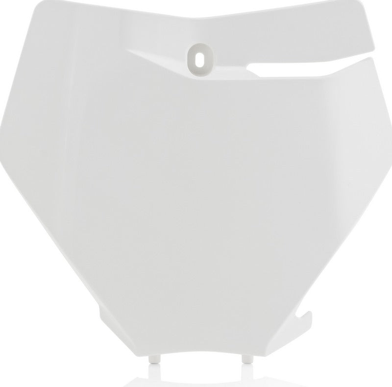 FRONT NUMBER PLATE, WHITE