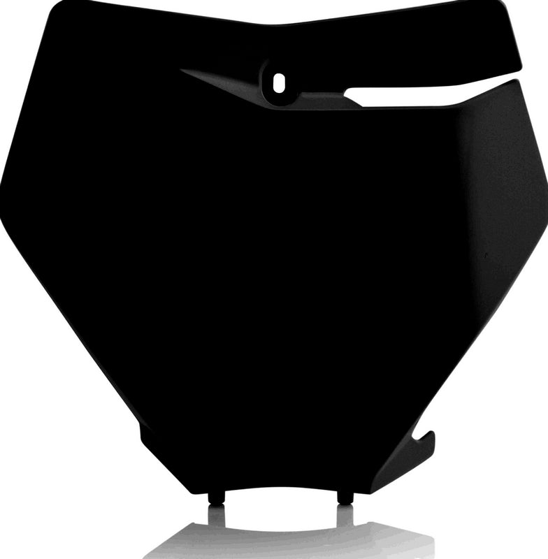 FRONT NUMBER PLATE, BLACK