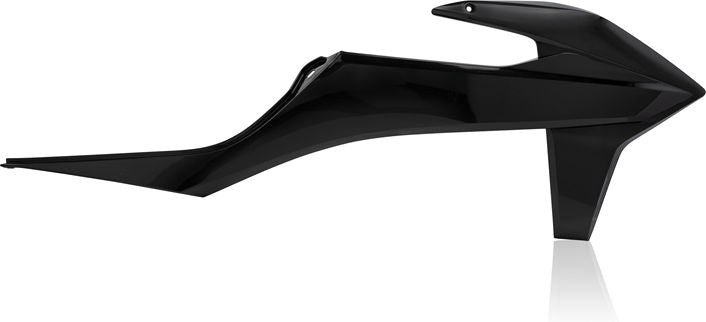 RADIATOR SCOOPS, BLACK