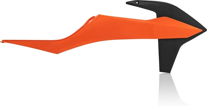 RADIATOR SCOOPS, ORANGE/BLACK