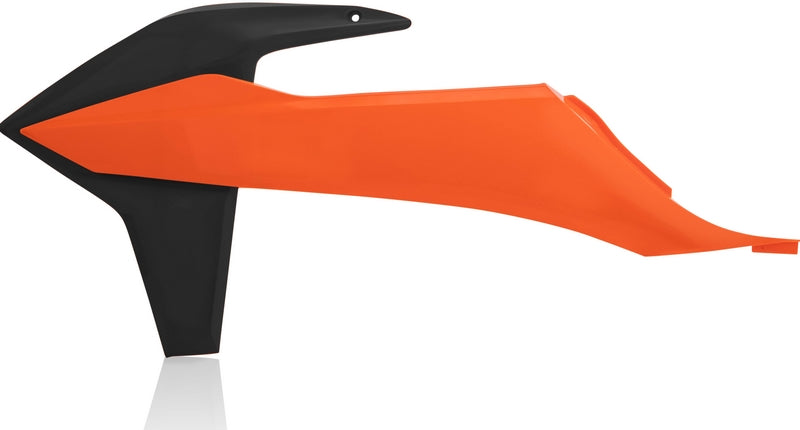 RADIATOR SCOOPS, ORANGE/BLACK