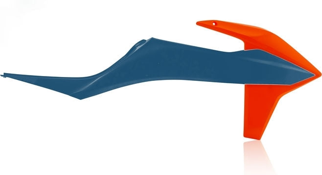 RADIATOR SCOOPS, BLUE/ORANGE