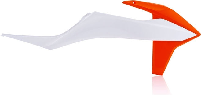 RADIATOR SCOOPS, WHITE 2/ORANGE