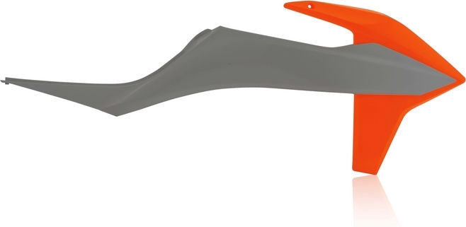 RADIATOR SCOOPS, GREY/ORANGE