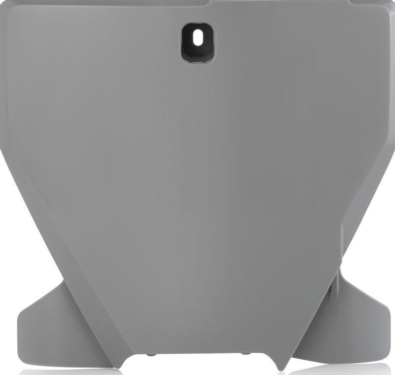 FRONT NUMBER PLATE, GREY