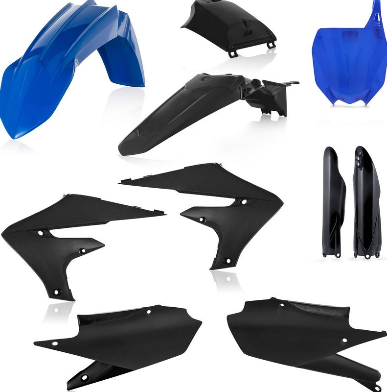 FULL PLASTIC KIT, BLACK/BLUE