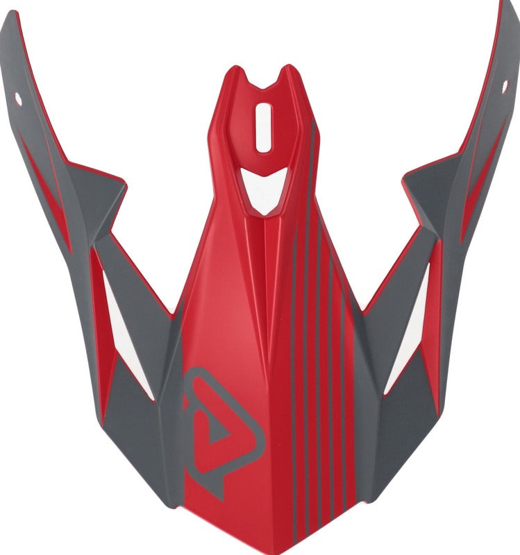 X-TRACK VISOR, GREY/RED