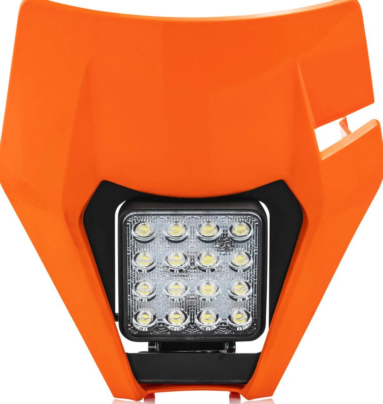 HEADLIGHT MASK VSL, ORANGE 2