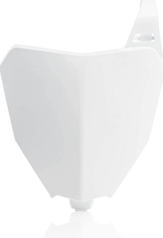 FRONT NUMBER PLATE, WHITE