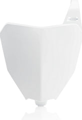 FRONT NUMBER PLATE, WHITE