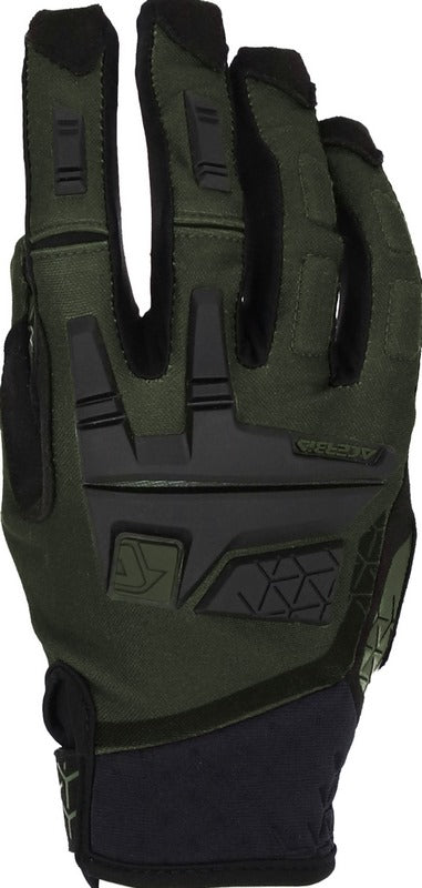 CE X-ENDURO GLOVES, MILITARY GREEN