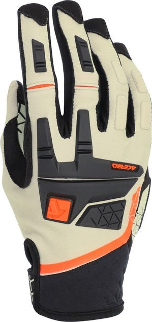 CE X-ENDURO GLOVES, BEIGE/BLACK