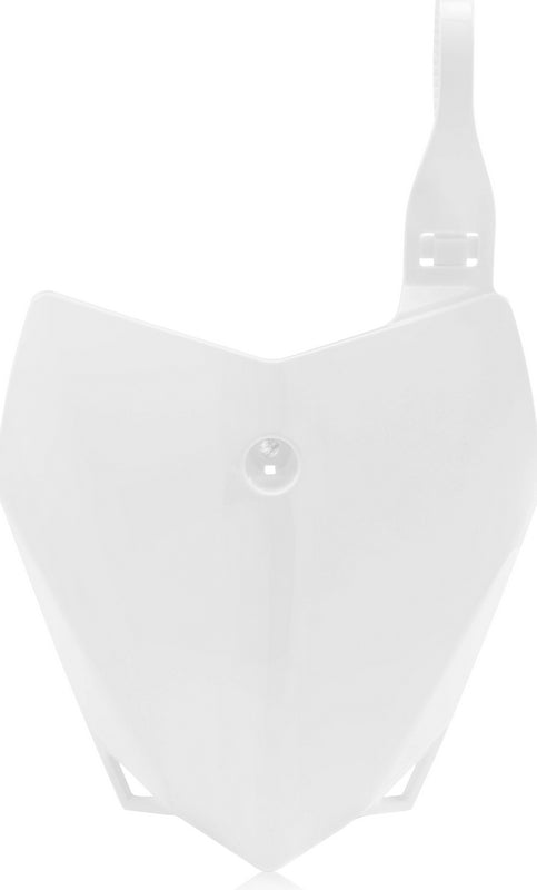 FRONT NUMBER PLATE, WHITE