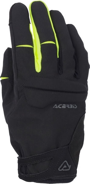 GLOVES CE URBAN WP 2, BLACK/YELLOW