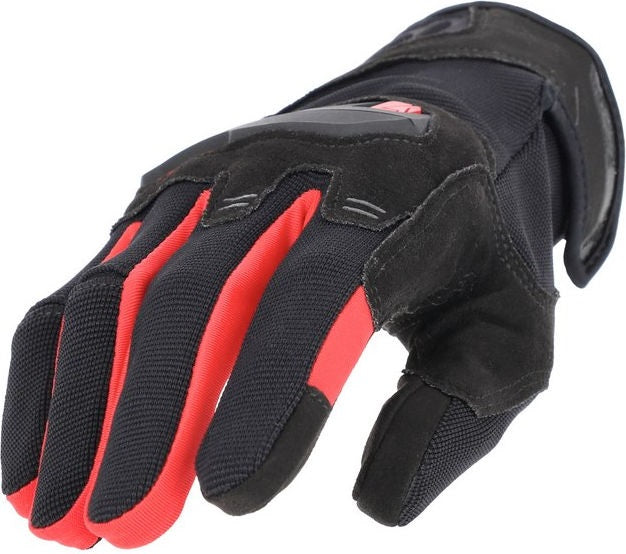 CE X-STREET GLOVES, BLACK/RED
