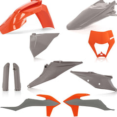 FULL PLASTIC KIT, GREY/ORANGE