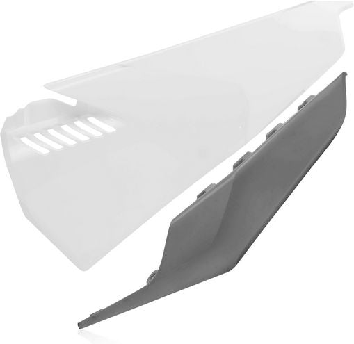 SIDE PANELS VENTED, WHITE/GREY