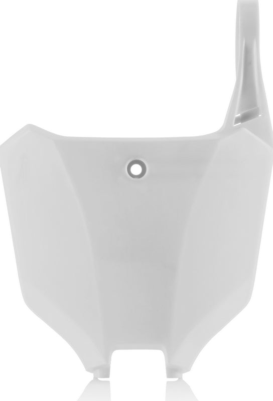 FRONT NUMBER PLATE, WHITE