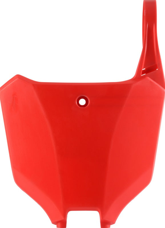 FRONT NUMBER PLATE, RED