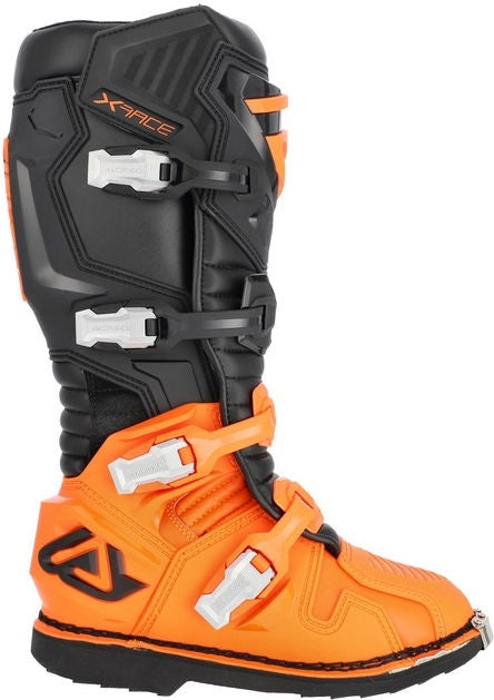 X-RACE BOOTS, ORANGE/BLACK