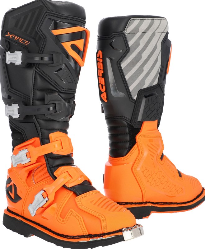X-RACE BOOTS, ORANGE/BLACK