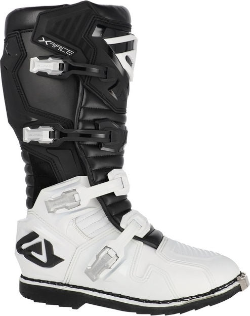 X-RACE BOOTS, WHITE/BLACK