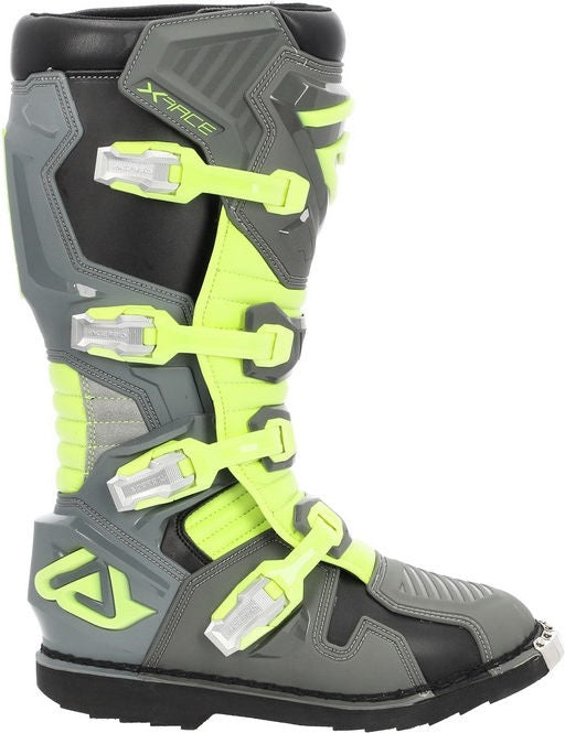 X-RACE BOOTS, GREY/YELLOW