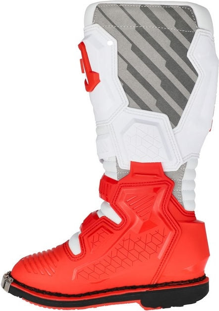 X-RACE BOOTS, RED/WHITE