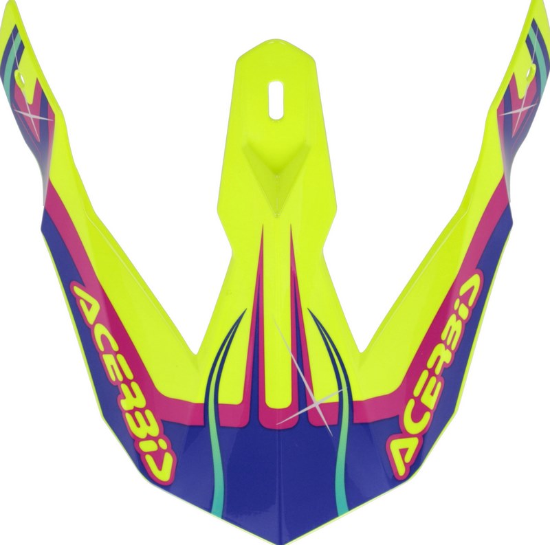 VISOR HELMET LINEAR, YELLOW/PURPLE