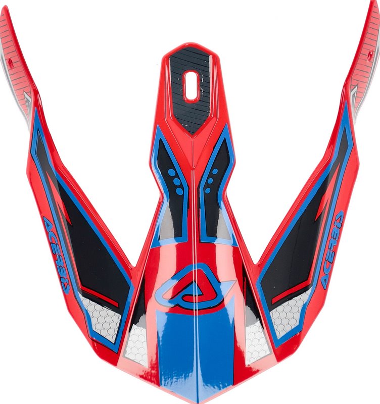 VISOR HELMET LINEAR, RED/BLUE