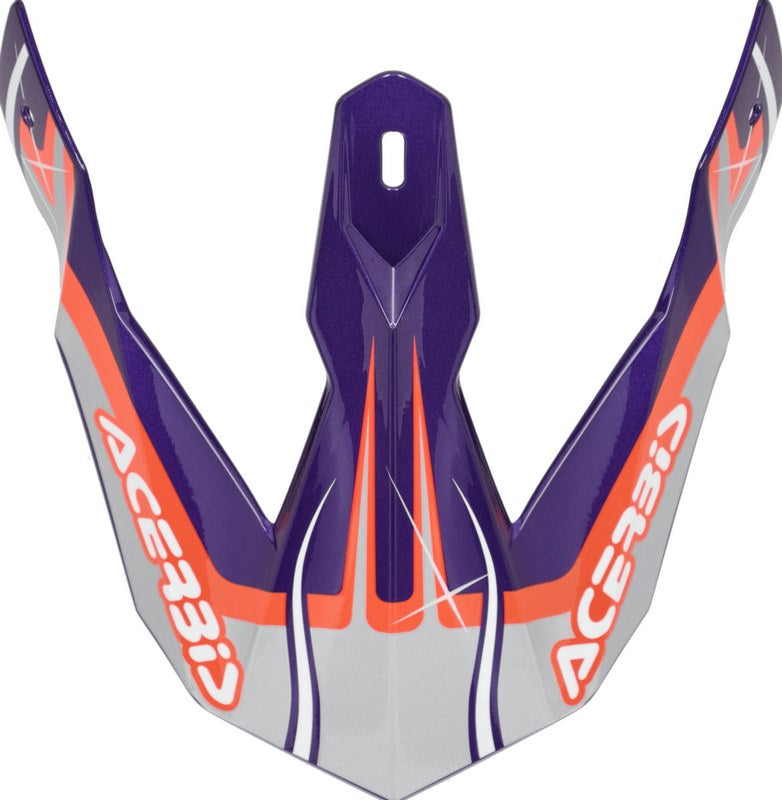 VISOR HELMET LINEAR, PURPLE/WHITE