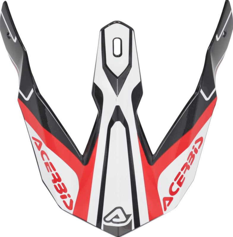VISOR HELMET LINEAR, GREY/RED