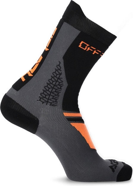SOCKS MTB TRACK, BLACK/ORANGE